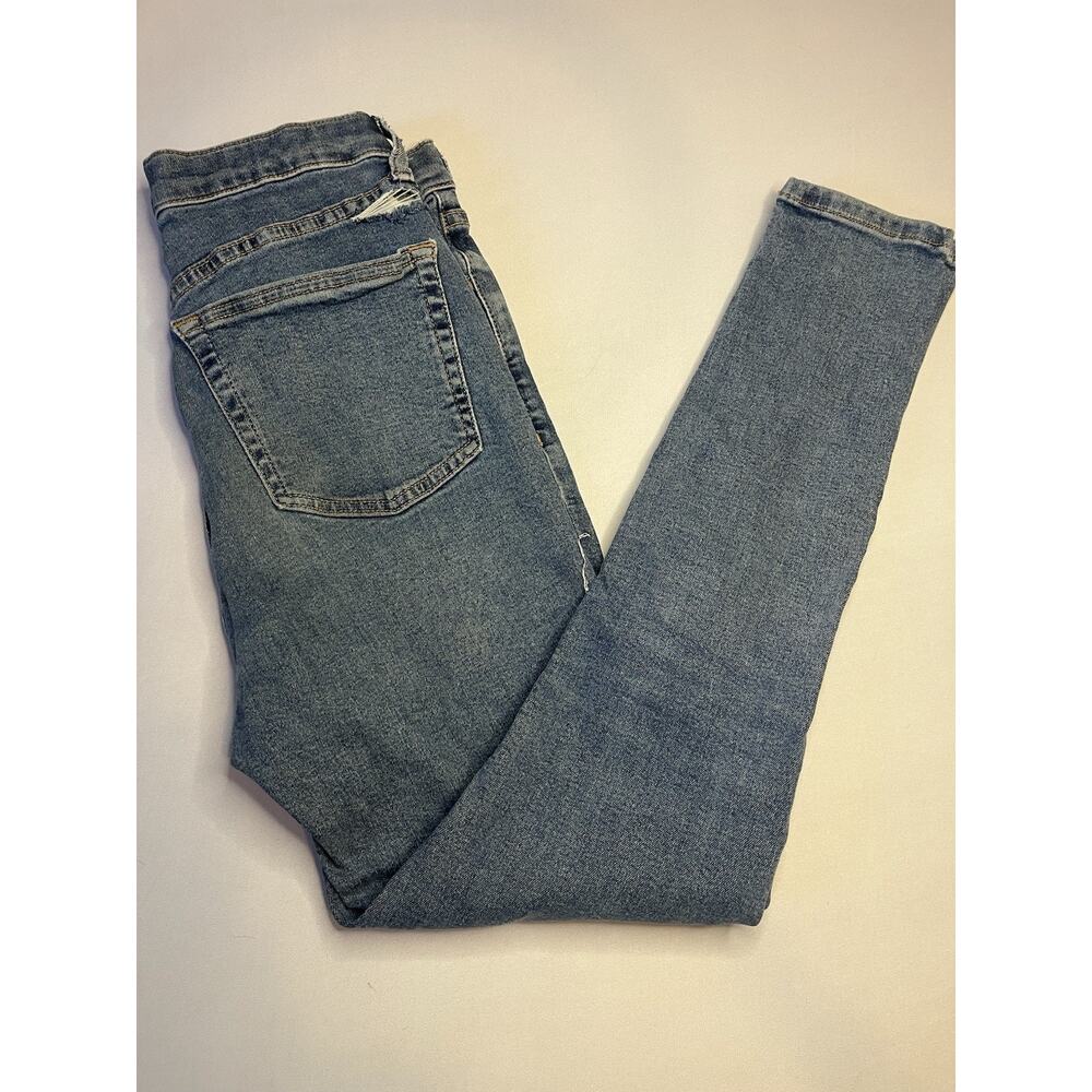 Top shop Moto Jamie Jeans Size 30 Medium Wash Ankle Length